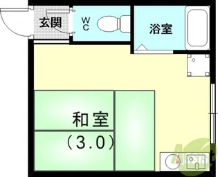 第2太陽ハイツ【1階】の間取り