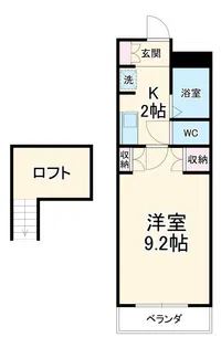 OSTクレスタ【4階】の間取り