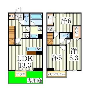 ルピナス南青山の間取り