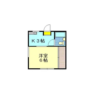 コーポ久木グリーン【1階】の間取り