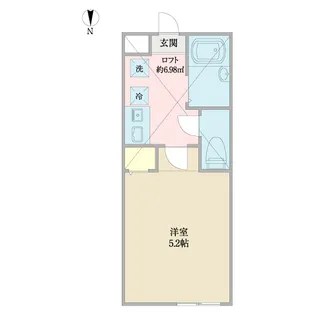 アザレ新百合ヶ丘【1階】の間取り