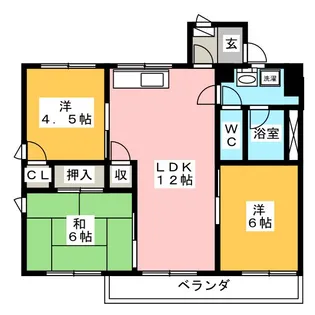 パークサイドステージ【2階】の間取り