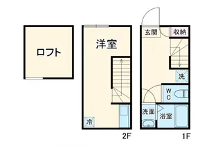 セレステ長津田【1階】の間取り
