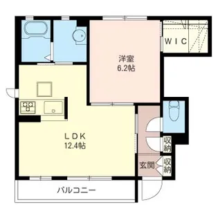 フォレストマスターズB【1階】の間取り