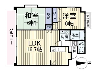 MTT楠【1階】の間取り