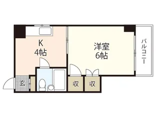大和ビル【4階】の間取り