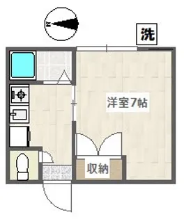 ウィンズベル【1階】の間取り