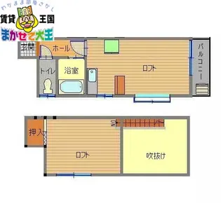 エスポアール中小島【2階】の間取り