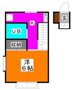 ハイホーム【3階】の間取り