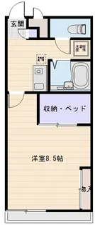 レオパレスロン【1階】の間取り