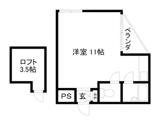 JO-IN ジェミニビル【5階】の間取り