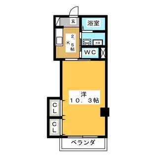 ロゼ・ロワール【1階】の間取り