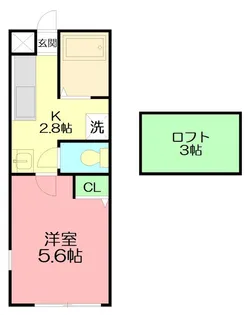 ラヴィータ湘南【1階】の間取り