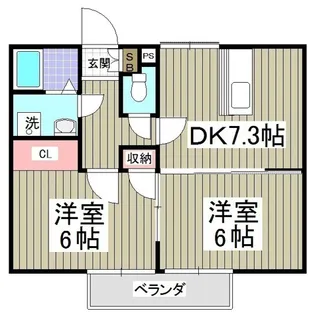 ヴィラオトンヌA【1階】の間取り