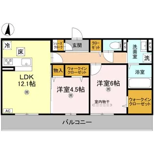 萩I【2階】の間取り
