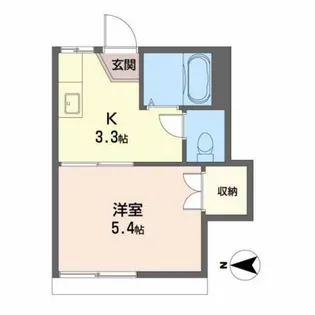 メゾンミモザIII【1階】の間取り