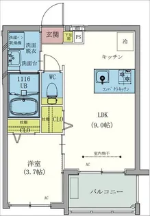 RADICA【1階】の間取り