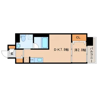 ザ・ブリスフルフォート仙台駅東【3階】の間取り
