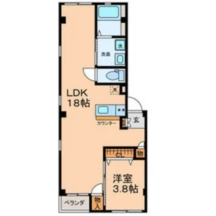 グランレーヴ東別院EAST【1階】の間取り