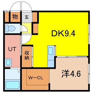 HARUSAKU大町【2階】の間取り