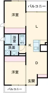 Y.K_FLAT【1階】の間取り