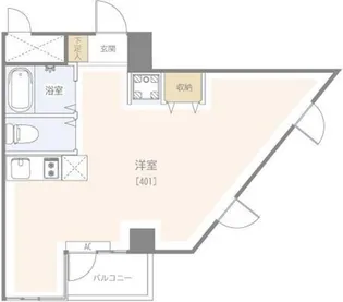 キタノハウス【4階】の間取り