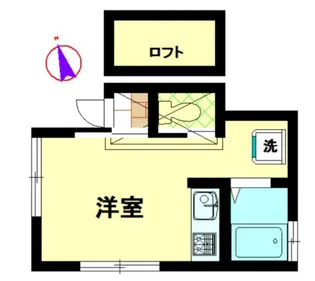 1Rの間取り画像