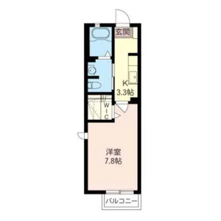 モンテベルデ梶ヶ谷【2階】の間取り