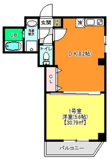 ツリーフィールド幕張【3階】の間取り