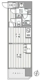 ライオンズアイル赤坂【8階】の間取り