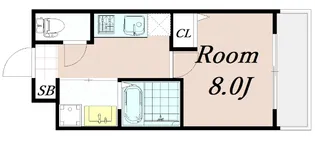 A-mon JR西大路【2階】の間取り