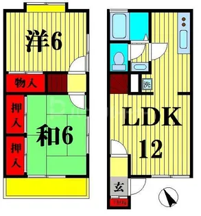 千葉県松戸市大金平3【一戸建】の間取り