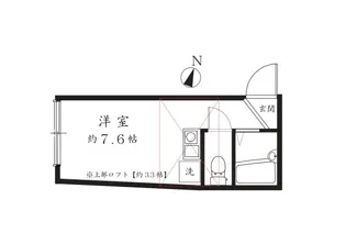セシュエットハイツB【1階】の間取り