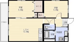 サンモール【1階】の間取り