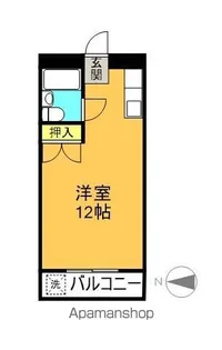 メゾン河合【4階】の間取り