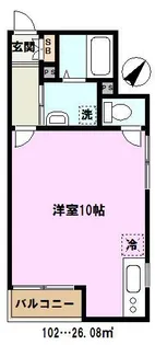 埼玉県川口市元郷1【アパート】の間取り