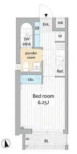 イリスコート【3階】の間取り