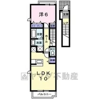 カーサ エテルナ1【2階】の間取り