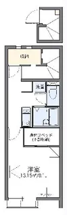 1Kの間取り画像