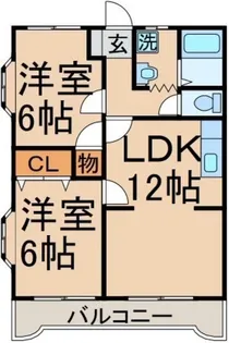 CASA MIRA 1【3階】の間取り