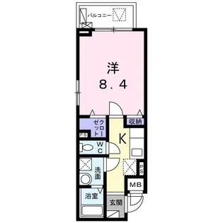 フィーカ蒲田【1階】の間取り