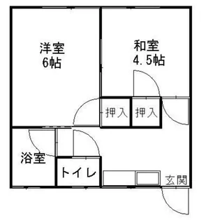 2Kの間取り画像