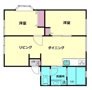 サンライフ本町田【1階】の間取り