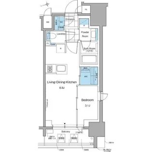 東京都文京区本郷3【マンション】の間取り