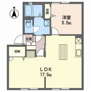 スプラウトハイツ?B【1階】の間取り