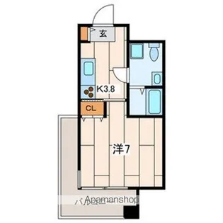ローズマンションR&A【4階】の間取り