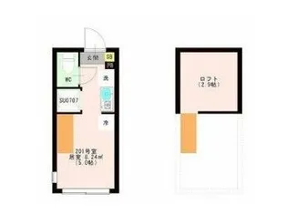 OTAS 代田橋【2階】の間取り