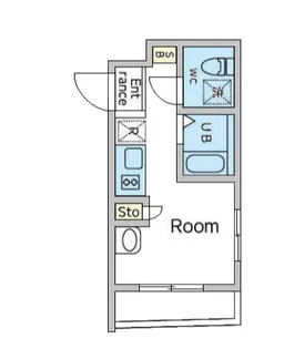 Ferie 白金【1階】の間取り