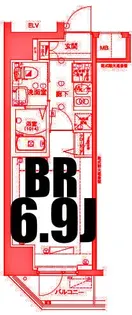 グランリーヴェル横濱NOEL【7階】の間取り