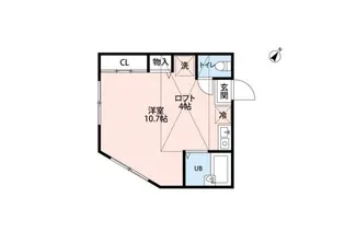 コーポ葉月【2階】の間取り